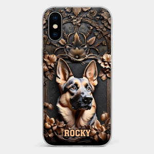 Pet Is Loyal Friend For Life - Dog Personalized Custom 3D Inflated Effect Printed Clear Phone Case - Gift For Pet Owners, Pet Lovers