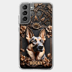 Pet Is Loyal Friend For Life - Dog Personalized Custom 3D Inflated Effect Printed Clear Phone Case - Gift For Pet Owners, Pet Lovers