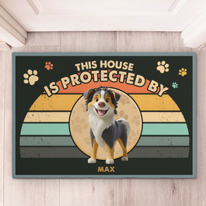 Welcome To The Pawfect Home - Dog Personalized Custom Home Decor Decorative Mat - House Warming Gift For Pet Owners, Pet Lovers