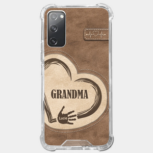 The Heart Of Our Home Is Family - Family Personalized Custom Clear Phone Case - Gift For Family Members