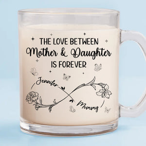 You Are My Heart, My Joy, My Daughter - Family Personalized Custom Glass Mug - Mother's Day, Gift For Mom, Daughter