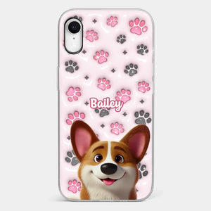 Loyal Paws, Endless Love - Dog Personalized Custom 3D Inflated Effect Printed Clear Phone Case - Gift For Pet Owners, Pet Lovers