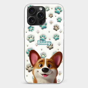 Where There’s A Dog, There’s A Way - Dog Personalized Custom 3D Inflated Effect Printed Clear Phone Case - Gift For Pet Owners, Pet Lover