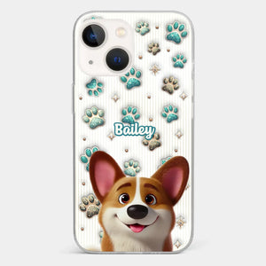 Where There’s A Dog, There’s A Way - Dog Personalized Custom 3D Inflated Effect Printed Clear Phone Case - Gift For Pet Owners, Pet Lover