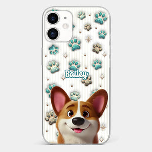 Where There’s A Dog, There’s A Way - Dog Personalized Custom 3D Inflated Effect Printed Clear Phone Case - Gift For Pet Owners, Pet Lover