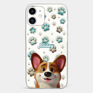 Where There’s A Dog, There’s A Way - Dog Personalized Custom 3D Inflated Effect Printed Clear Phone Case - Gift For Pet Owners, Pet Lover