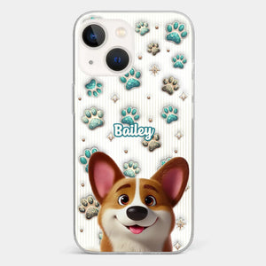Where There’s A Dog, There’s A Way - Dog Personalized Custom 3D Inflated Effect Printed Clear Phone Case - Gift For Pet Owners, Pet Lover