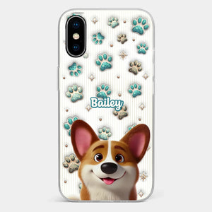 Where There’s A Dog, There’s A Way - Dog Personalized Custom 3D Inflated Effect Printed Clear Phone Case - Gift For Pet Owners, Pet Lover