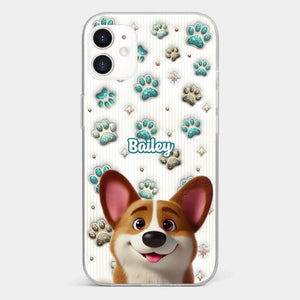 Where There’s A Dog, There’s A Way - Dog Personalized Custom 3D Inflated Effect Printed Clear Phone Case - Gift For Pet Owners, Pet Lover
