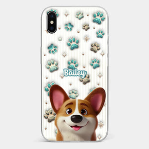 Where There’s A Dog, There’s A Way - Dog Personalized Custom 3D Inflated Effect Printed Clear Phone Case - Gift For Pet Owners, Pet Lover