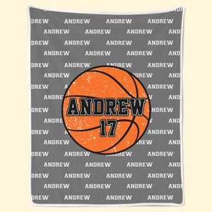 Game On, Fire Up - Personalized Custom Blanket - Gift For Sport Lovers, Sport Players
