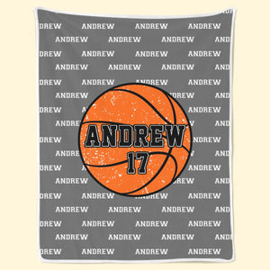 Game On, Fire Up - Personalized Custom Blanket - Gift For Sport Lovers, Sport Players