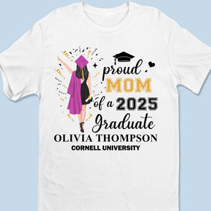 From Late Nights To Graduation Lights - Family Personalized Custom Unisex T-shirt, Premium T-shirt, Hoodie - Graduation Gift For Family Members, Siblings, Brothers, Sisters