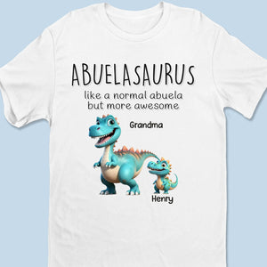 Roaring With Love & Awesomeness - Family Personalized Custom Unisex T-shirt, Premium T-shirt, Hoodie - Mother's Day Gift For Mom, Grandma