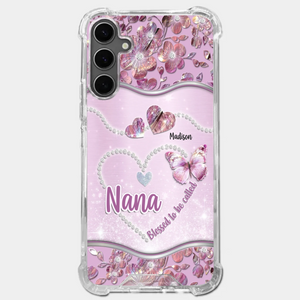 Grandkids Fill Nana’s Life With Love - Family Personalized Custom Clear Phone Case - Mother's Day Gift For Mom, Grandma