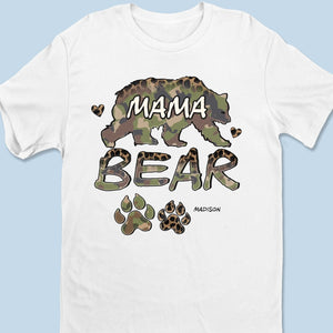 Wild, Strong, And Mama Bear Tough - Family Personalized Custom Unisex T-shirt, Premium T-shirt, Hoodie - Mother's Day, Gift For Mom, Grandma