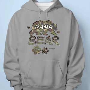 Wild, Strong, And Mama Bear Tough - Family Personalized Custom Unisex T-shirt, Premium T-shirt, Hoodie - Mother's Day, Gift For Mom, Grandma
