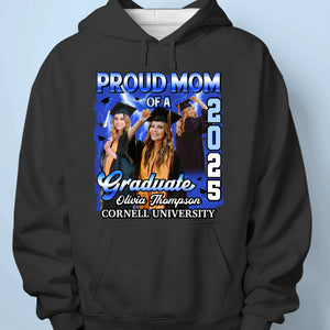 Custom Photo Her Success, My Pride - Family Personalized Custom Unisex T-shirt, Premium T-shirt, Hoodie - Graduation Gift For Family Members, Siblings, Brothers, Sisters