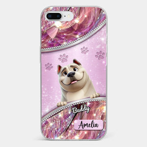 Dog Mom’s Favorite Companion - Dog Personalized Custom Clear Phone Case - Gift For Pet Owners, Pet Lovers