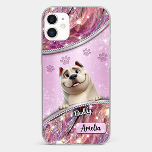Dog Mom’s Favorite Companion - Dog Personalized Custom Clear Phone Case - Gift For Pet Owners, Pet Lovers