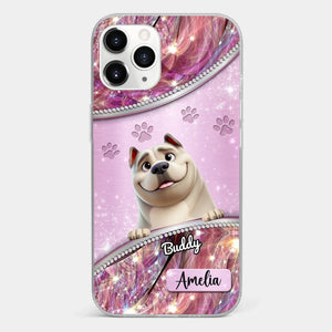 Dog Mom’s Favorite Companion - Dog Personalized Custom Clear Phone Case - Gift For Pet Owners, Pet Lovers