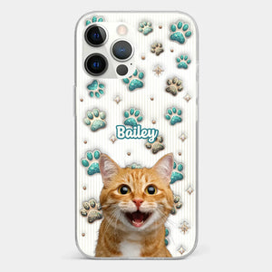 Custom Photo Cuteness Overload In Every Call - Dog & Cat Personalized Custom 3D Inflated Effect Printed Clear Phone Case - Gift For Pet Owners, Pet Lover