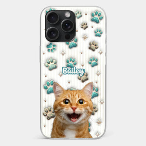 Custom Photo Cuteness Overload In Every Call - Dog & Cat Personalized Custom 3D Inflated Effect Printed Clear Phone Case - Gift For Pet Owners, Pet Lover