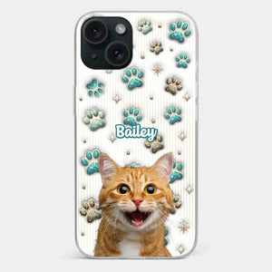 Custom Photo Cuteness Overload In Every Call - Dog & Cat Personalized Custom 3D Inflated Effect Printed Clear Phone Case - Gift For Pet Owners, Pet Lover