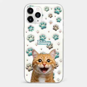Custom Photo Cuteness Overload In Every Call - Dog & Cat Personalized Custom 3D Inflated Effect Printed Clear Phone Case - Gift For Pet Owners, Pet Lover