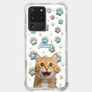 Custom Photo Cuteness Overload In Every Call - Dog & Cat Personalized Custom 3D Inflated Effect Printed Clear Phone Case - Gift For Pet Owners, Pet Lover