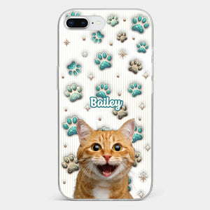 Custom Photo Cuteness Overload In Every Call - Dog & Cat Personalized Custom 3D Inflated Effect Printed Clear Phone Case - Gift For Pet Owners, Pet Lover