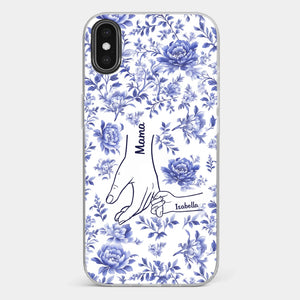 Love Grows In Every Moment - Family Personalized Custom Clear Phone Case - Mother's Day, Gift For Mom, Grandma