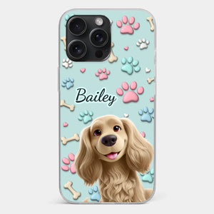 My Forever Best Friend - Dog Personalized Custom Clear Phone Case - Gift For Pet Owners, Pet Lovers