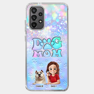 She’s The Mom, I’m The Boss - Dog Personalized Custom Clear Phone Case - Mother's Day, Gift For Pet Owners, Pet Lovers