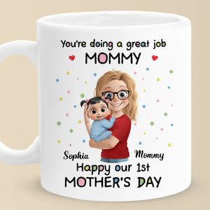 Tiny Arms, Endless Love - Family Personalized Custom Mug - Mother's Day, Baby Shower Gift, Gift For First Mom