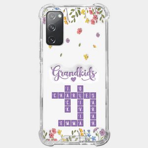 Tiny Names, Endless Love - Family Personalized Custom 3D Inflated Effect Printed Clear Phone Case - Mother's Day, Gift For Mom, Grandma
