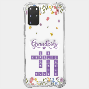 Tiny Names, Endless Love - Family Personalized Custom 3D Inflated Effect Printed Clear Phone Case - Mother's Day, Gift For Mom, Grandma