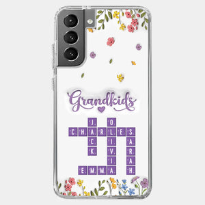 Tiny Names, Endless Love - Family Personalized Custom 3D Inflated Effect Printed Clear Phone Case - Mother's Day, Gift For Mom, Grandma