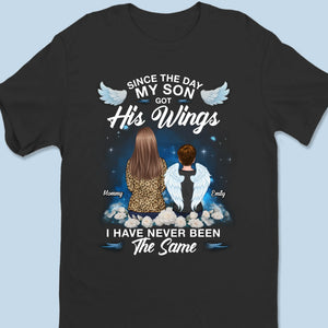 A Son’s Spirit Lives On In My Soul - Memorial Personalized Custom Unisex T-shirt, Premium T-shirt, Hoodie - Sympathy Gift For Family Members, Daughter, Son