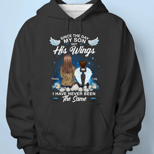 A Son’s Spirit Lives On In My Soul - Memorial Personalized Custom Unisex T-shirt, Premium T-shirt, Hoodie - Sympathy Gift For Family Members, Daughter, Son