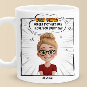 We Love You More Than Brunch And Hugs Combined - Family Personalized Custom Mug - Mother's Day, Gift For Mom, Grandma