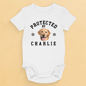 Custom Photo Cuteness Is Their Disguise - Dog & Cat Personalized Custom Baby Onesie - Baby Shower Gift, Gift For Pet Owners, Pet Lovers