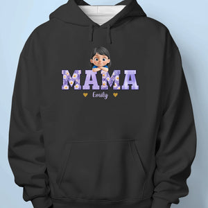 Mama’s Crew, Too Cool And Too Cute - Family Personalized Custom Unisex T-shirt, Premium T-shirt, Hoodie - Mother's Day, Gift For Mom, Grandma