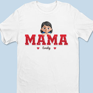 Mama Of My Favorite Little Chaos Makers - Family Personalized Custom Unisex T-shirt, Premium T-shirt, Hoodie - Mother's Day, Gift For Mom, Grandma