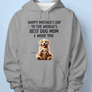 A Dog Mom’s Love Is Unmatched - Dog Personalized Custom Unisex T-shirt, Premium T-shirt, Hoodie - Mother's Day, Gift For Pet Owners, Pet Lovers