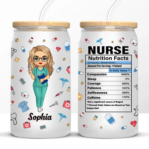 Nursing Isn’t A Job, It’s A Superpower - Nurse Personalized Custom Glass Cup, Iced Coffee Cup - Appreciation, Thank You Gift, Nurse Life, Doctor Life