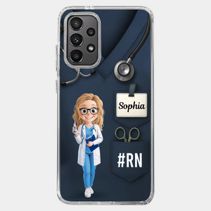 Caring Is My Superpower - Nurse Personalized Custom Clear Phone Case - Appreciation, Thank You Gift, Nurse Life, Doctor Life