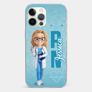 Not Just A Job, It's A Mission - Nurse Personalized Custom Clear Phone Case - Appreciation, Thank You Gift, Nurse Life, Doctor Life