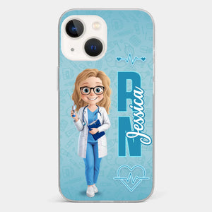 Not Just A Job, It's A Mission - Nurse Personalized Custom Clear Phone Case - Appreciation, Thank You Gift, Nurse Life, Doctor Life