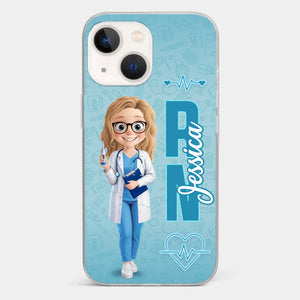 Not Just A Job, It's A Mission - Nurse Personalized Custom Clear Phone Case - Appreciation, Thank You Gift, Nurse Life, Doctor Life